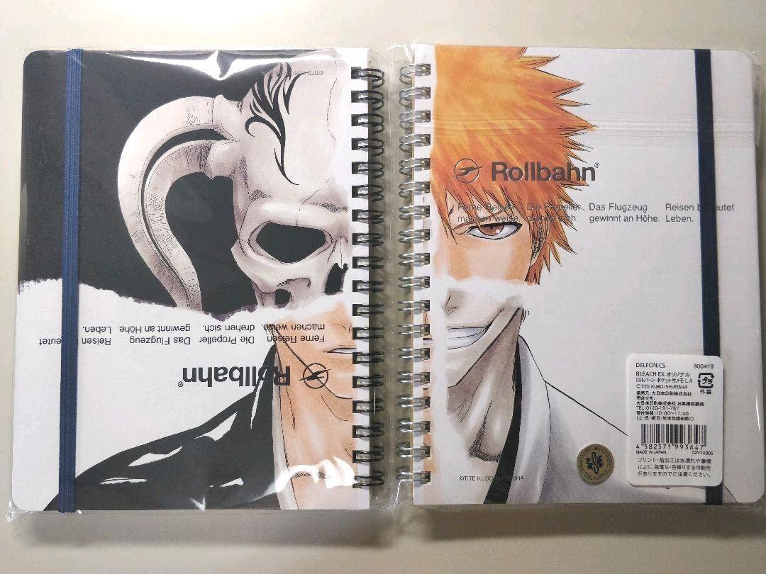 3点 BLEACH 原画展 ロルバーン ポケット付きメモ L A B C